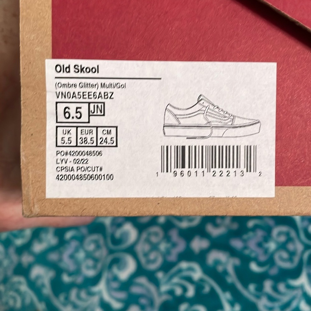 Vans sneakers size 6.5
